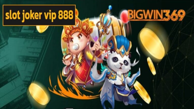 slot joker vip 888 ฟรีเครดิต